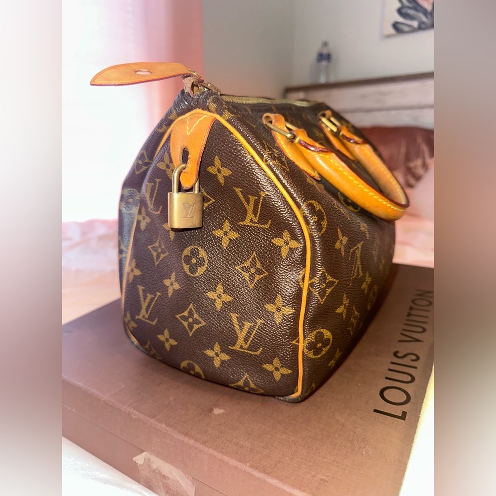 Louis Vuitton Speedy Monogram Handbag 25 Full Inclusion - Picture 10 of 15